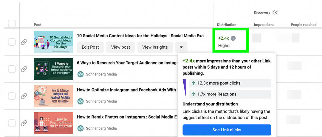 איך-לפרסם-רשת-שמשקפת-בדף הפייסבוק שלך-עוקבים-תחומי עניין-יוצר-סטודיו-הפצה-מדדי-מגמות חיוביות-דוגמה-8