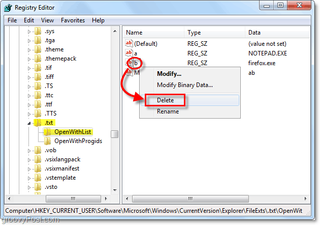 כיצד להסיר תוכניות מתפריט "פתח עם" ב- Windows 7