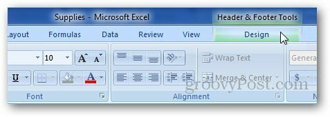 כיצד להוסיף כותרת עליונה ותחתונה ב- Microsoft Excel