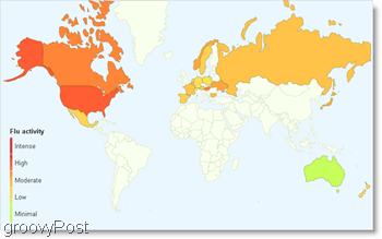 ראה מגמות שפעת של גוגל ברחבי העולם, כעת ב -16 מדינות נוספות