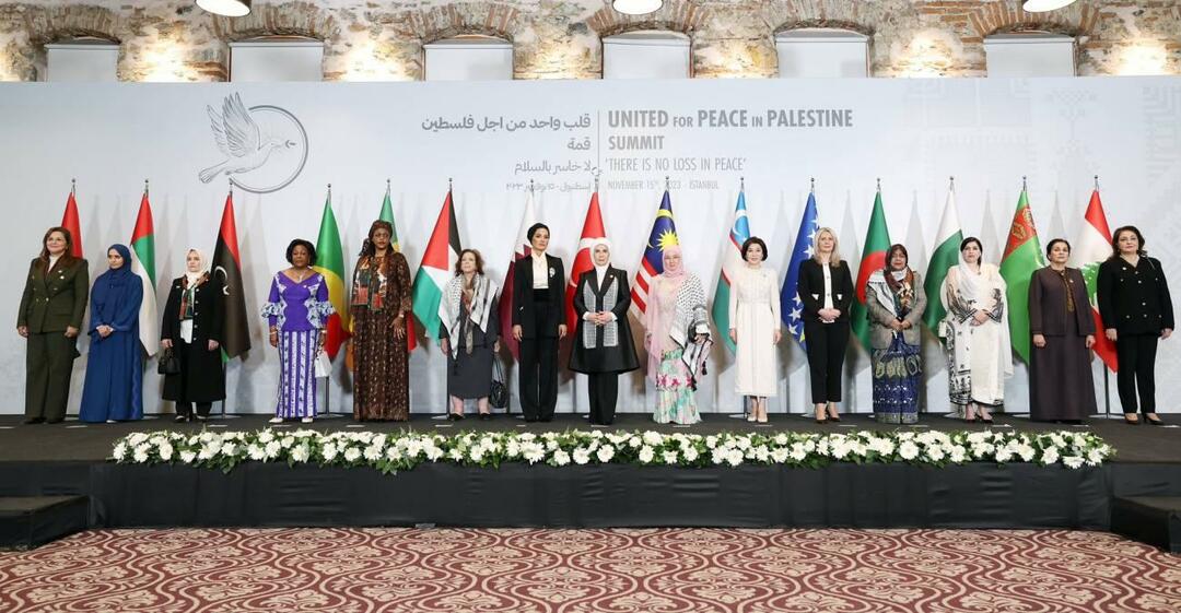 פסגת לב אחד למען נשות מנהיגי פלסטין