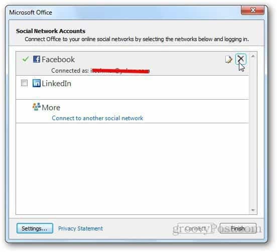 רשתות חברתיות Outlook 8