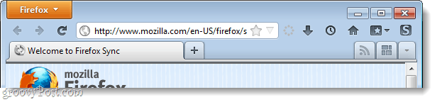 סרגל הכרטיסיות של Firefox 4 מופעל