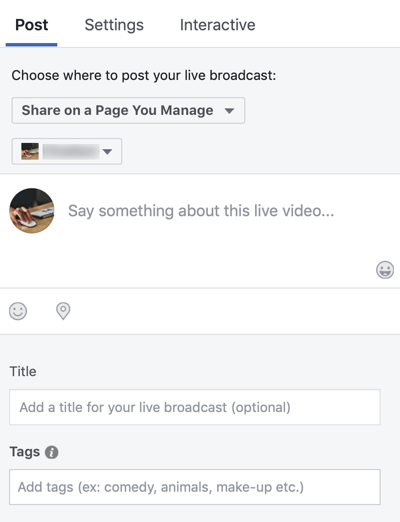 כיצד להשתמש בפייסבוק בשידור חי בשיווק שלך, שלב 3.
