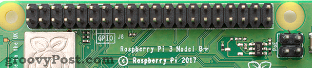 Raspberry Pi 3 B + סיכות GPIO