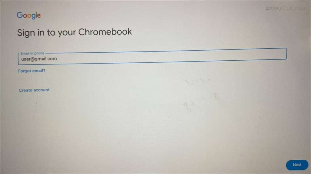הוסף משתמש ב-Chromebook