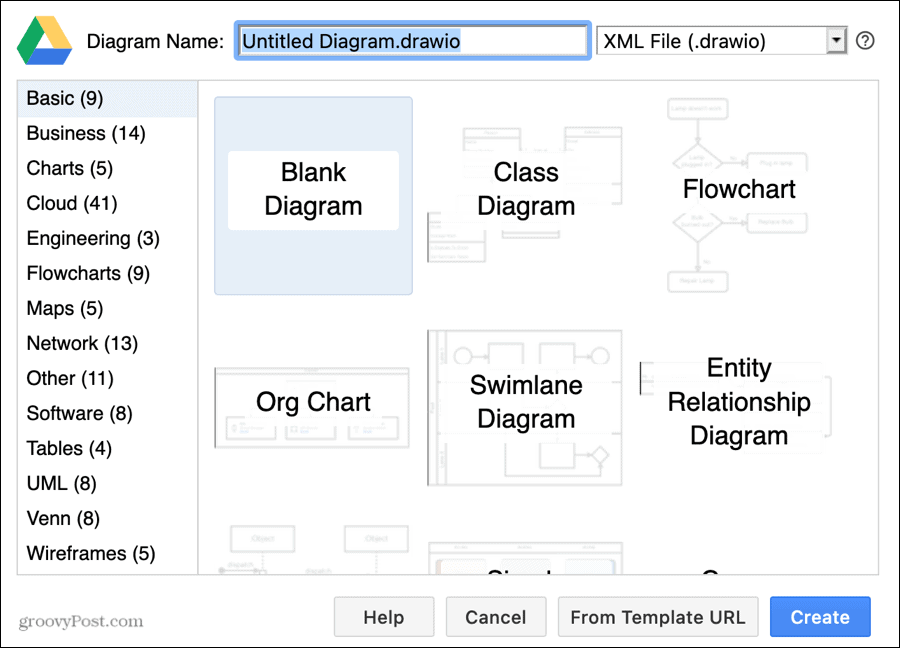 Diagrams.net למסמכים