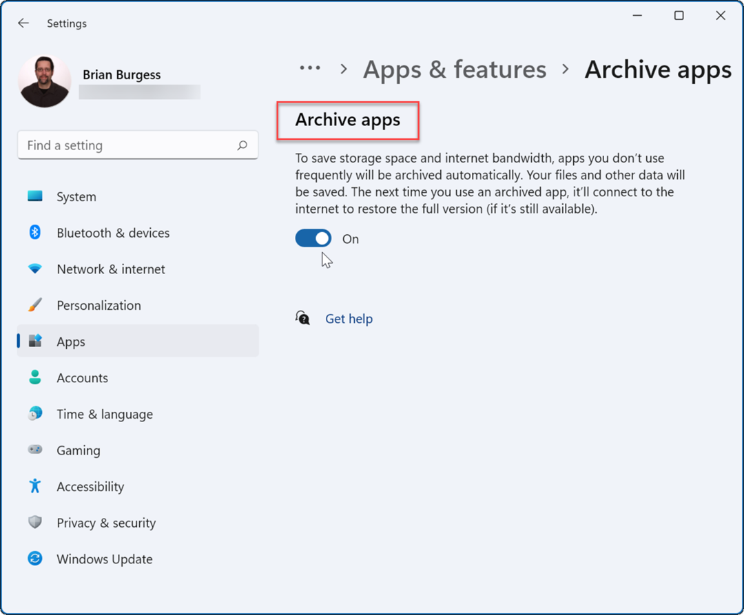 כיצד להפעיל אפליקציות ארכיון ב-Windows 11