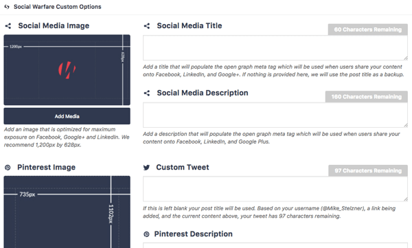 לוחמה חברתית מקלה על התאמה אישית של מראה התוכן שלך כאשר הוא משותף ברשתות חברתיות.