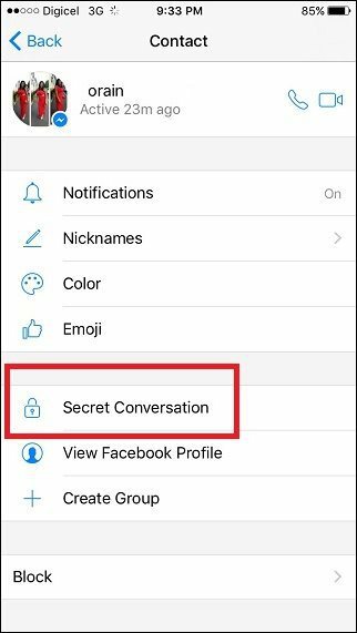 שיחות סודיות של פייסבוק Messenger: כיצד לשלוח הודעות מוצפנות מקצה לקצה במכשירי iOS, Android ו- WP