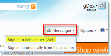 כיצד להשתמש ב- Windows Messenger מדפדפן האינטרנט שלך ב- Windows Live - -