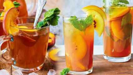 איך להכין תה קר אפרסק הכי קל בבית? טיפים להכנת תה קר אפרסק
