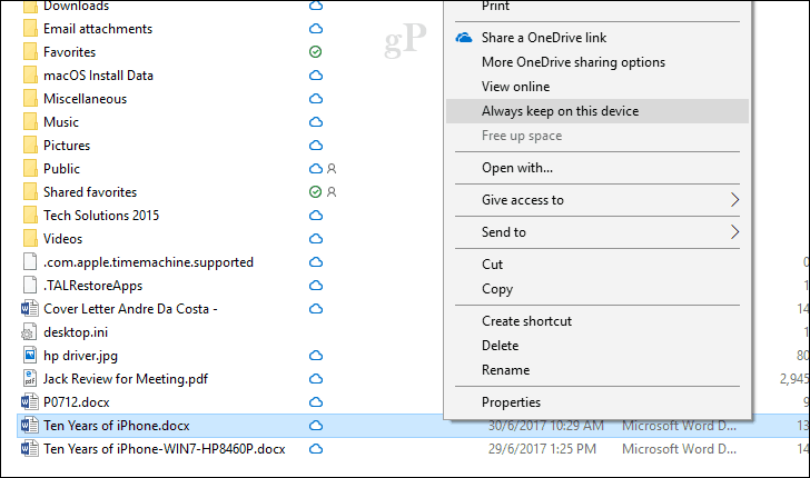 כיצד להפעיל ולהשתמש בקבצי OneDrive לפי דרישה ב- Windows 10