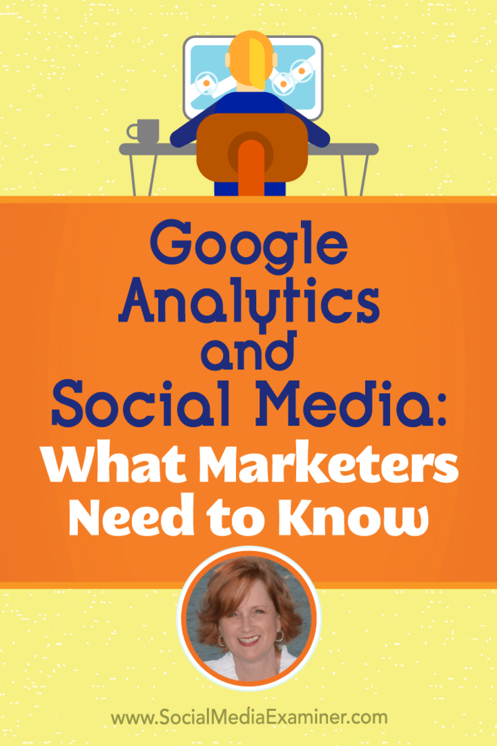 Google Analytics ומדיה חברתית: מה משווקים צריכים לדעת עם תובנות מאת אנני קושינג בפודקאסט לשיווק ברשתות חברתיות.