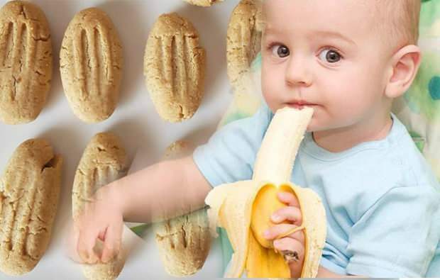 מתכון ביסקוויט לתינוק בננה