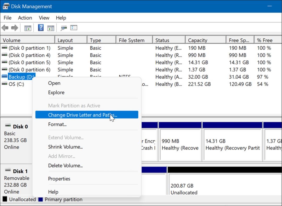 פתח את ניהול הדיסקים בתפריט משתמש חזק של Windows 11