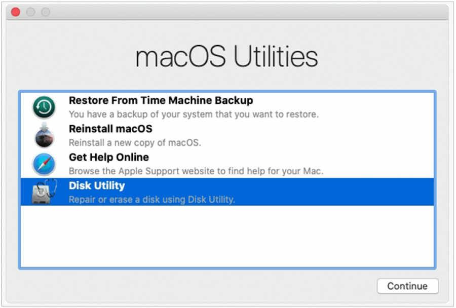 כלי שירות של macOS