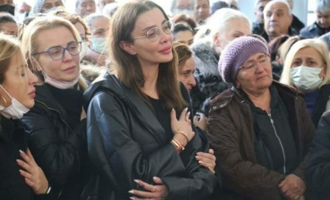 תגובה "חסרת מצפון" מאת Özge Ulusoy! על הופעתו בהלוויה של אביו...