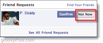 תכונת החברים החדשה "לא עכשיו" של פייסבוק