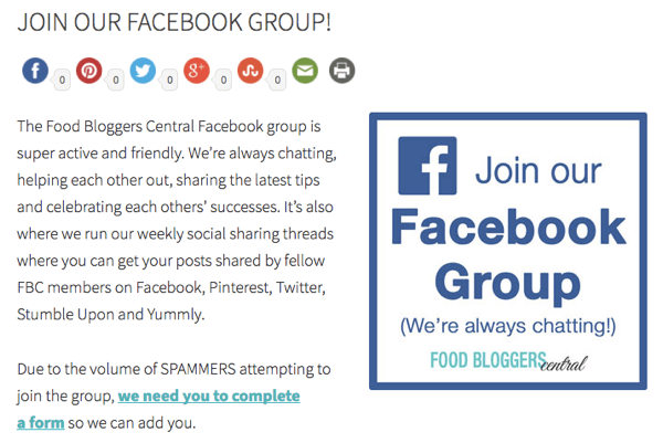 הזמן מבקרים באתר להצטרף לקבוצת הפייסבוק שלך.