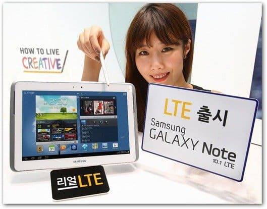סמסונג גלקסי נוט 10.1 מקבל גרסת LTE, רק בקוריאה