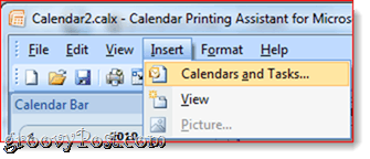 הדפסת לוחות שנה של Outlook