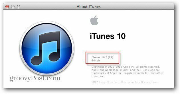 מערכת ההפעלה X iTunes