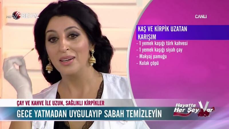 מתכון פרקטי מאוד לגידול גבות וריסים מבית Şems Arslan