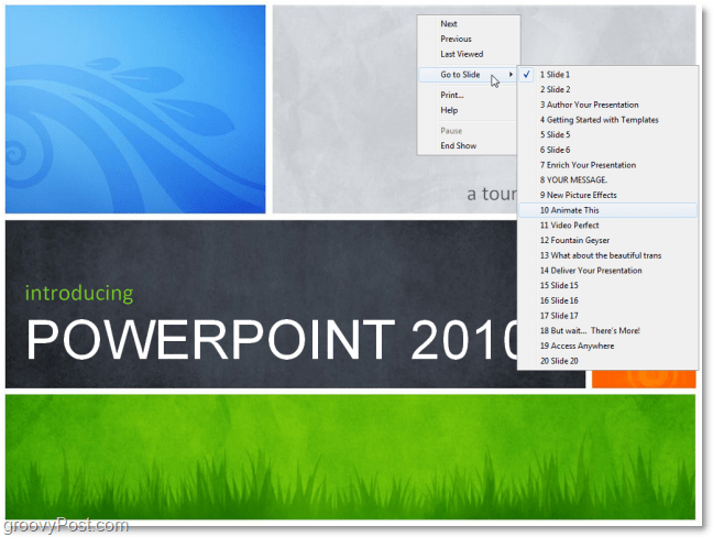 מצגות PowerPoint 2010 פתוחות ללא Powerpoint - -