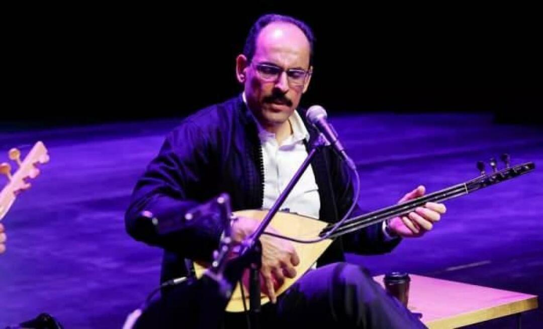 İbrahim Kalın ביצע קונצרט בלתי נשכח עם 'İrfani Türküsü'!
