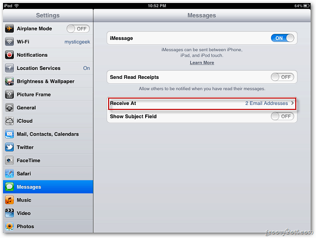 Apple iOS 5: שמור על iMessages מסונכרנים בין אייפון לאייפד