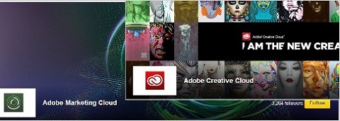 דף הראווה של Adobe