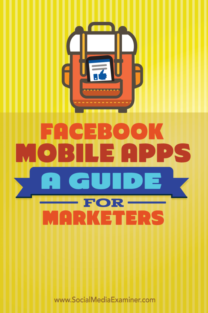 אפליקציות פייסבוק לנייד: מדריך למשווקים: בוחן מדיה חברתית