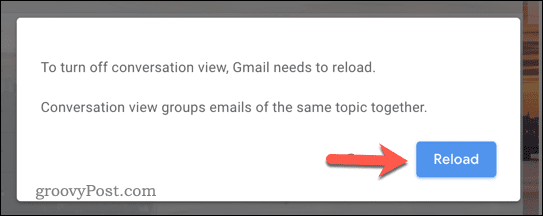 טען מחדש את תיבת הדואר הנכנס של Gmail