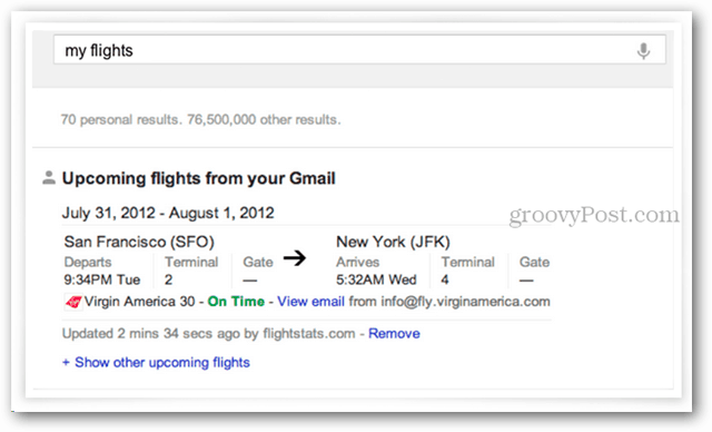 כיצד לאפשר תוצאות של Gmail בחיפוש Google