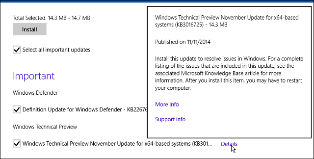 Windows Update נובמבר