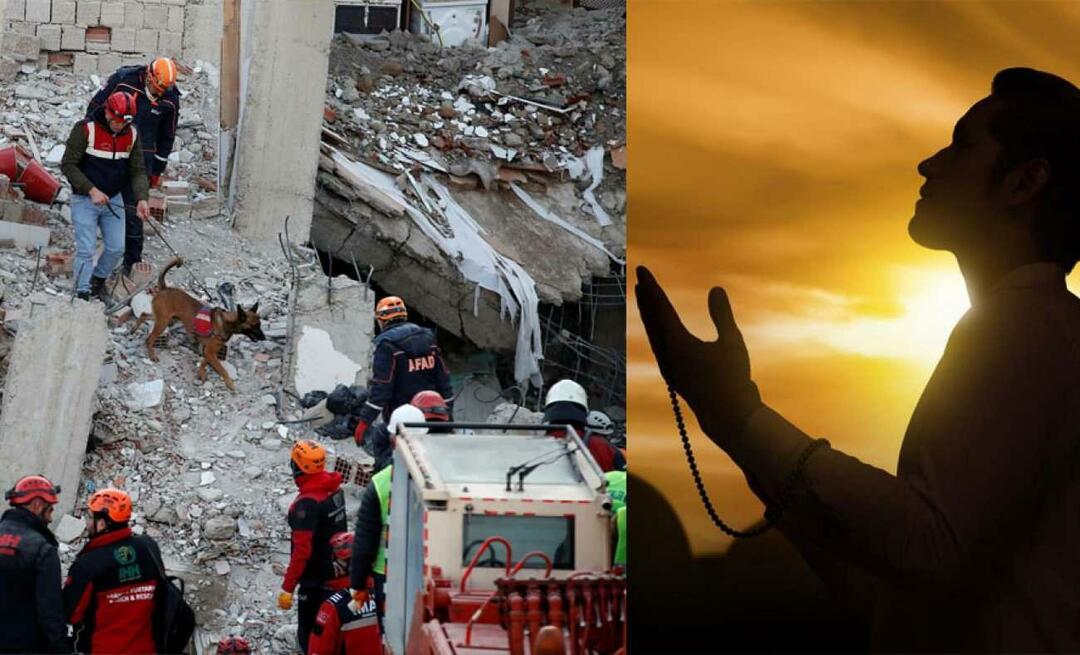 אילו תפילות מתפללים למי שנמצא מתחת להריסות רעידת האדמה?