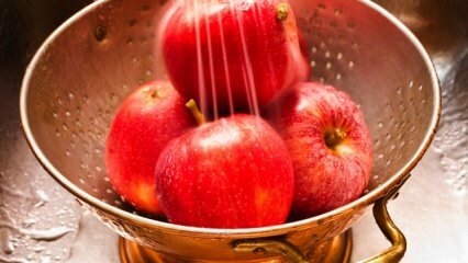 האם יש לשטוף תפוחים ולצרוך אותם?