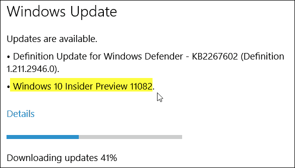 Windows 10 Insider Preview Build 11082 (Redstone) זמין כעת
