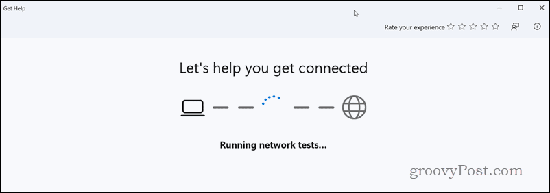 פותר בעיות רשת בפעולה ב-Windows 11