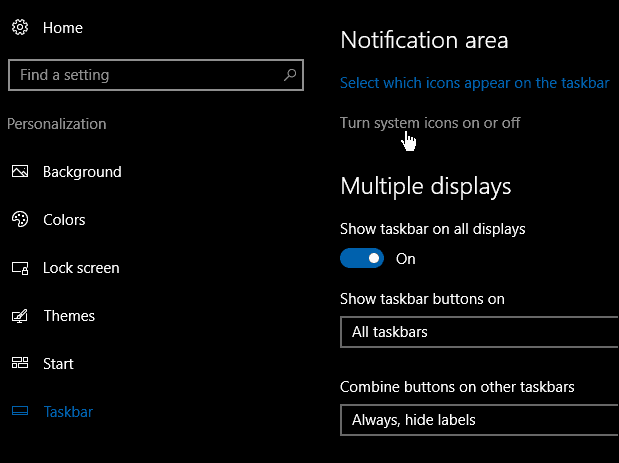 טיפ של Windows 10: בחר אילו סמלים יופיעו במגש המערכת