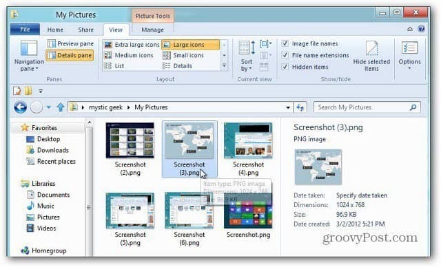 כיצד לצלם תמונת מסך ב- Windows 8