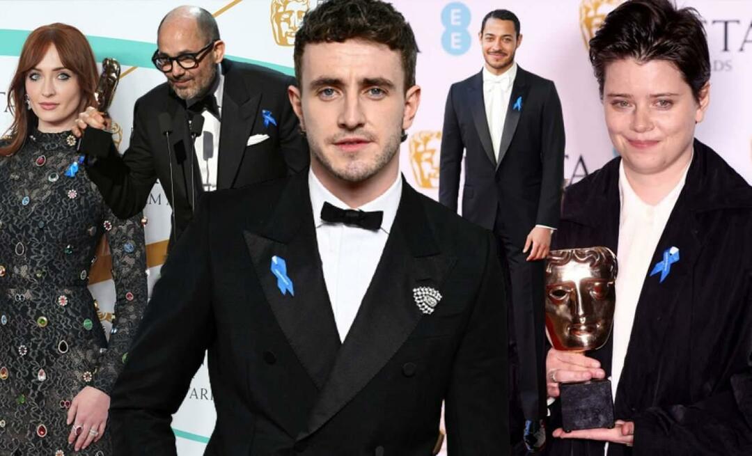 רעידת האדמה בטורקיה סימנה את טקס הענקת פרס BAFTA 2023! הם ענדו סרט כחול למען סולידריות