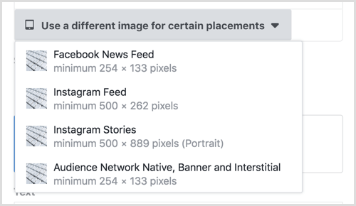 כלי התאמה אישית של נכסי מיקום בפייסבוק