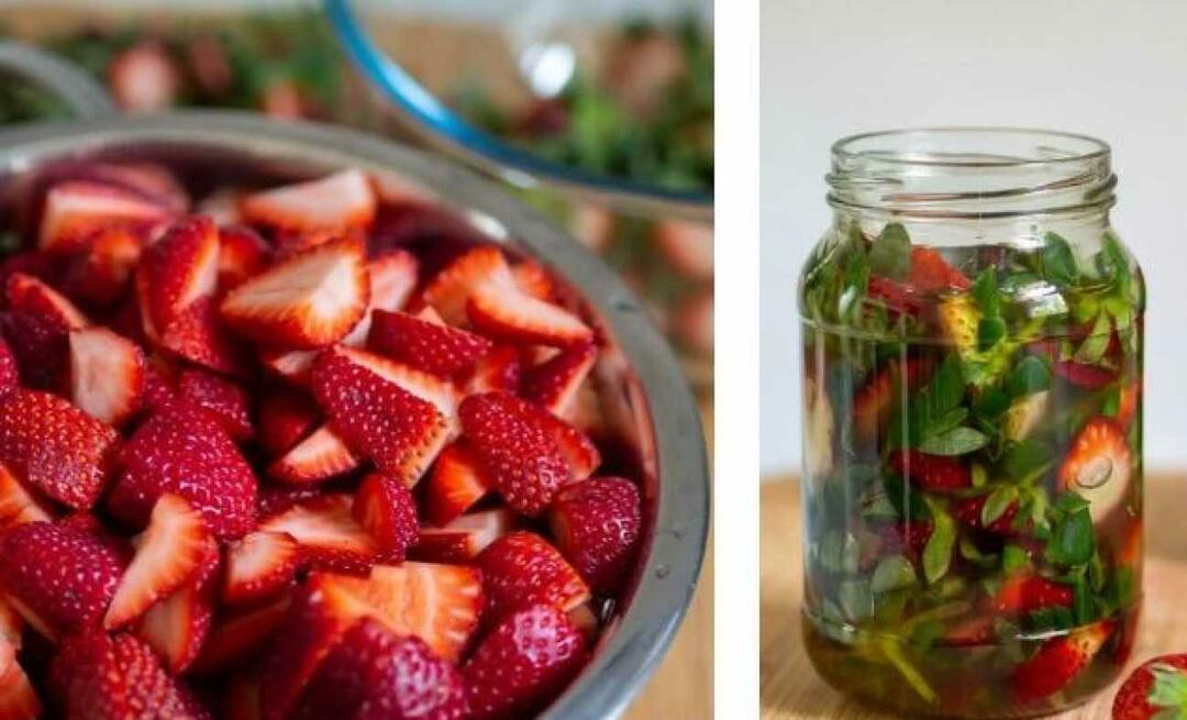 איך מכינים חומץ תותים? כדאי לנסות את חומץ התותים השימושי!