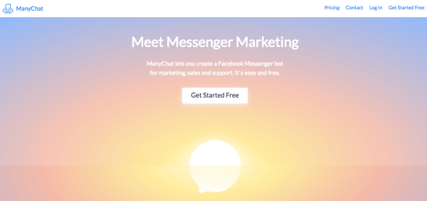 ManyChat מהווה אפשרות להוכחת שירות לקוחות באמצעות צ'אט-בוטים של Messenger.