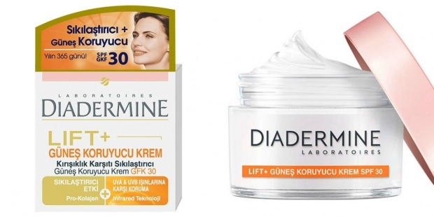 Diadermine Lift + Spf 30 קרם הגנה מפני קרם הגנה 50 מ"ל: