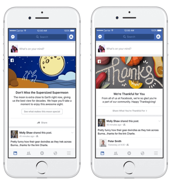 פייסבוק הציגה תוכנית שיווק חדשה להזמנת אנשים לשתף ולדבר על אירועים ורגעים המתרחשים בקהילותיהם ובעולם כולו.
