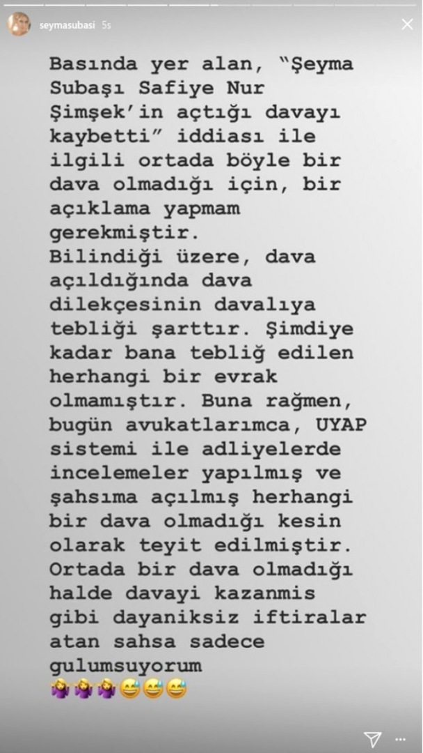 תגובתו של ייטמה סובאש לטענות Safiye Nur Şimsek!