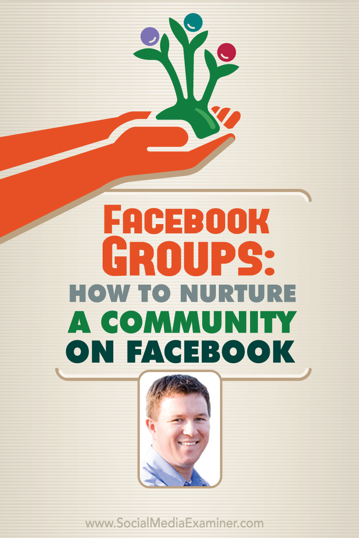 קבוצות פייסבוק: כיצד לטפח קהילה בפייסבוק: בוחן מדיה חברתית